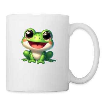 Frog / Frosch - Tasse - Weiß - Rechts