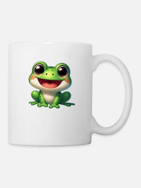 Frog / Frosch - Tasse - Weiß