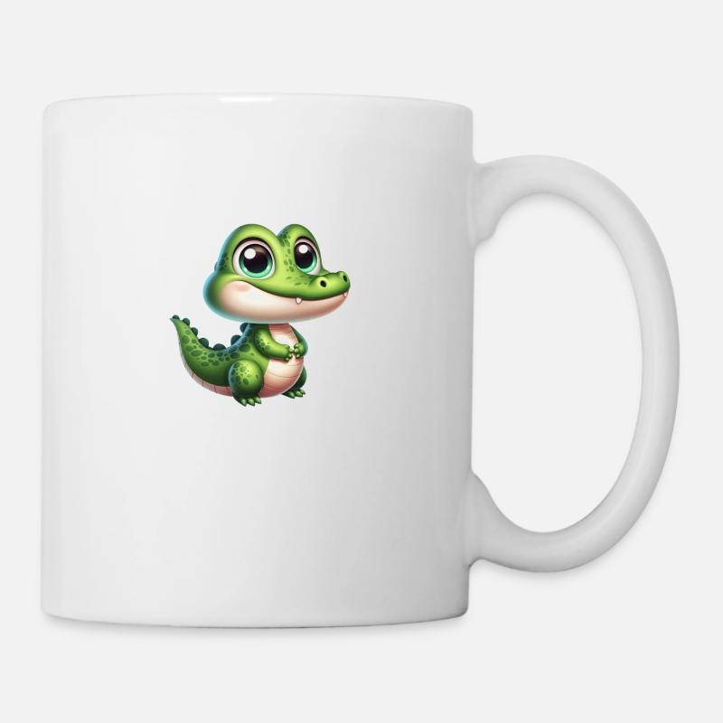 Crocodile - Tasse - Weiß