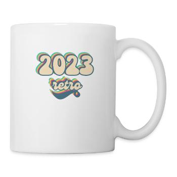 2023 Retro Geschenkidee - Tasse - Weiß - Rechts