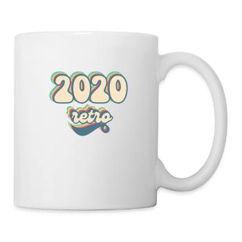 2020 Retro Geschenkidee - Tasse - Weiß - Rechts