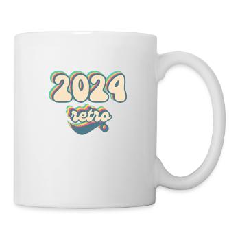 Retro-Geschenkidee 2024 - Tasse - Weiß - Rechts