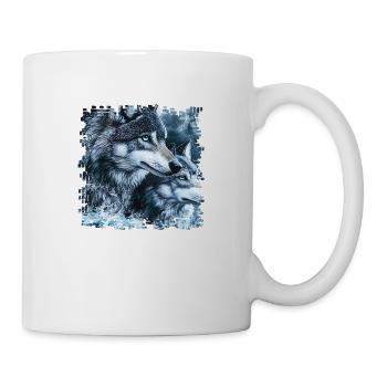 The fear of wolves is anchored in our genes - Mug - white - Right