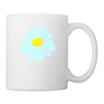Petite Fleur Marguerite Blanche Décorative Belle Nature - Mug blanc - blanc - Droite