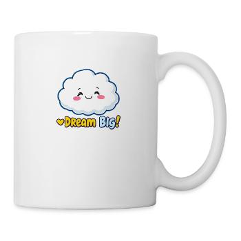 Traum Big Cloud Niedliches Design - Tasse - Weiß - Rechts