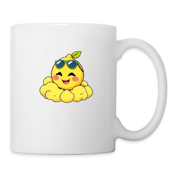 Happy Lemon Chillin on Clouds - Mug - white - Right