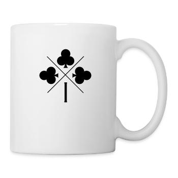 Letter i lucky clover - Mug - white - Right