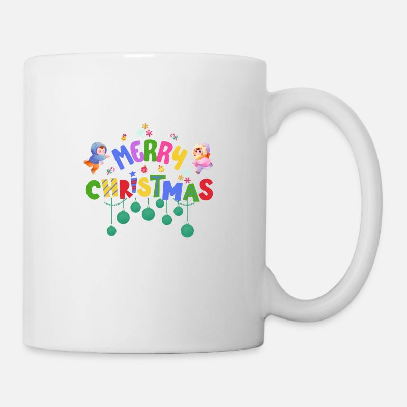 Merry Christmas Kids - Tasse - Weiß