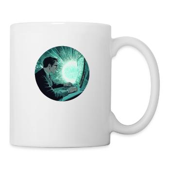 Digital Vision: Unleashing the Future! - Mug - white - Right