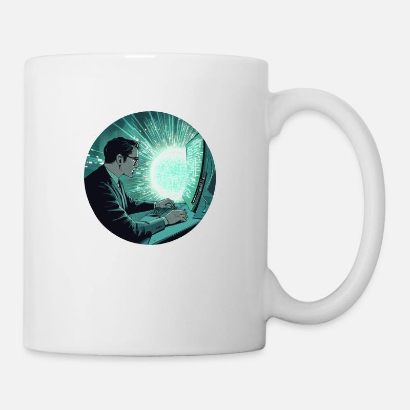 Digital Vision: Unleashing the Future! - Mug - white