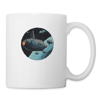 Galaktische Reise: Erkundung im Sternenmeer! - Tasse - Weiß - Rechts