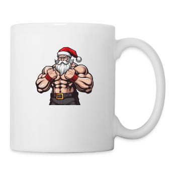 Le Père Noël fort - Mug blanc - blanc - Droite