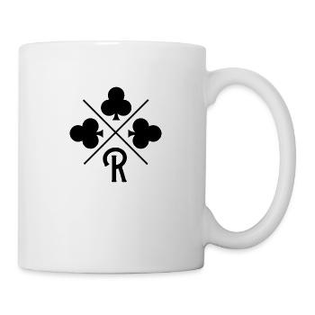 Letter r lucky clover - Mug - white - Right