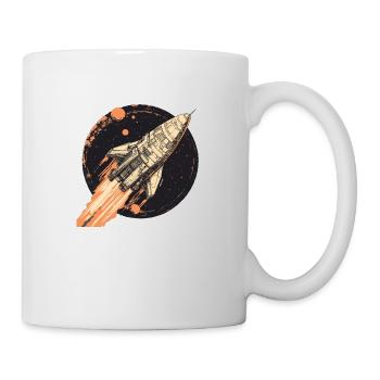 Mission Mars: Departure into the unknown! - Mug - white - Right