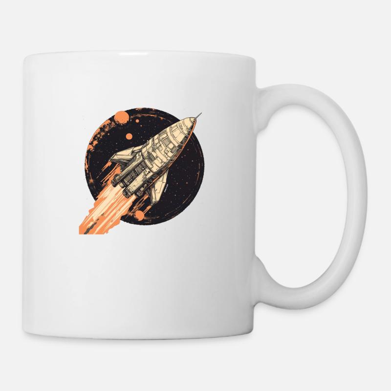 Mission Mars: Aufbruch ins Unbekannte! - Tasse - Weiß