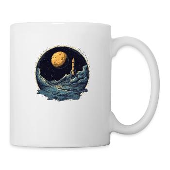 Aventure dans l’espace : Départ vers de nouveaux mondes ! - Mug blanc - blanc - Droite