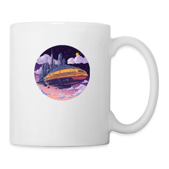 Future City: Departure into the world of tomorrow! - Mug - white - Right