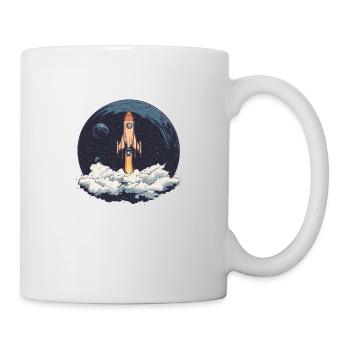 Départ dans l’univers : Les étoiles vous attendent ! - Mug blanc - blanc - Droite
