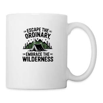 Embrassez la nature sauvage - Mug blanc - blanc - Droite