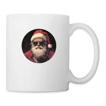 Cool Santa: Weihnachten mit Stil und Attitüde! - Tasse - Weiß - Rechts