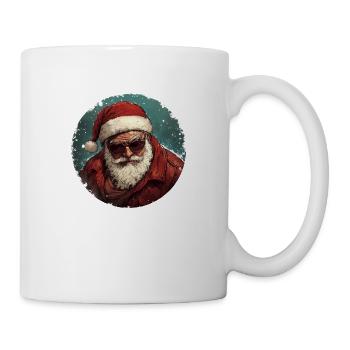 Rebellious Santa: Christmas with coolness! - Mug - white - Right
