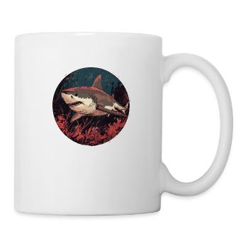 Räuber der Tiefe: Die stille Bedrohung! - Tasse - Weiß - Rechts
