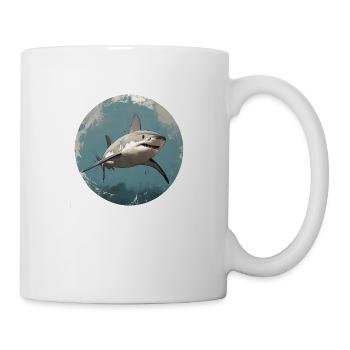 Le roi des mers : le chasseur silencieux ! - Mug blanc - blanc - Droite