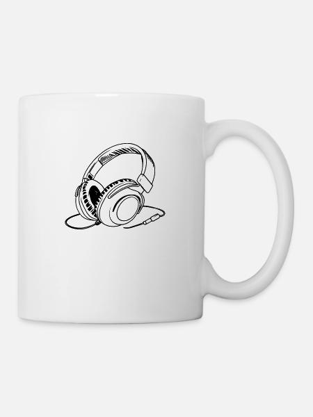 Headphones - Mug - white