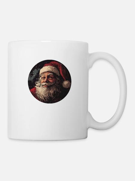 Magischer Santa: Die Freude der Feiertage! - Tasse - Weiß