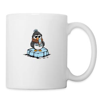 Penguin Comic Winter - Mug - white - Right
