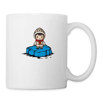 eskimo girl eisscholle - Tasse - Weiß - Rechts