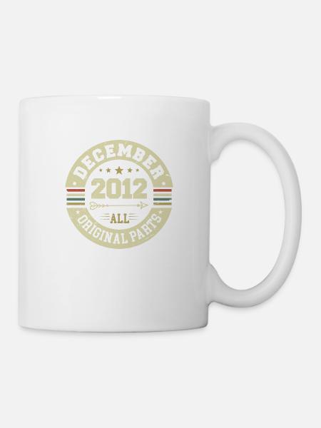 Légendes Anniversaire Décembre 2012 Naissance Cadeau - Mug blanc - blanc