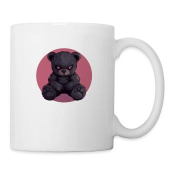 Fearless Teddy Bear : l’obscurité dans le style - Mug blanc - blanc - Droite