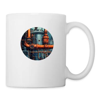 L’industrie en détail : la fascination de la technologie - Mug blanc - blanc - Droite
