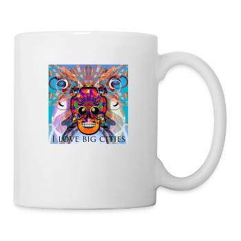 Die Stadt des Schädels - Tasse - Weiß - Rechts
