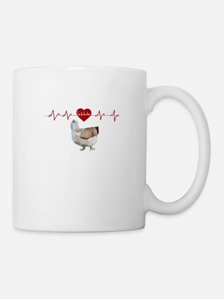 Lachshuhn Liebe - Tasse - Weiß