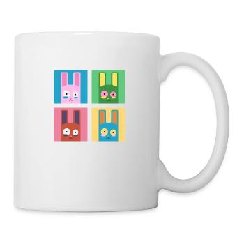 Congélateur Lapin Pop Art - Mug blanc - blanc - Droite