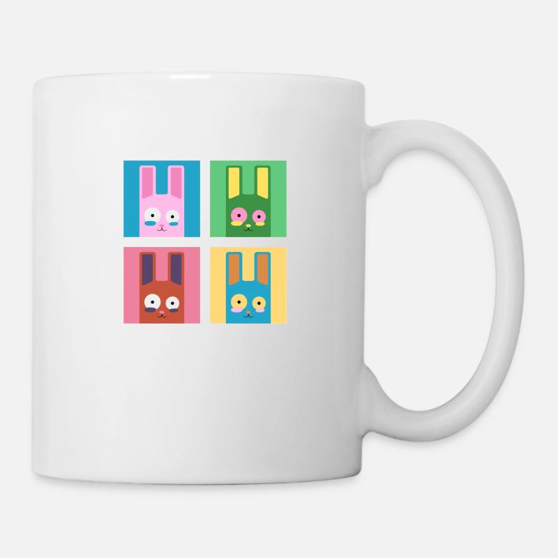 Freezer Bunny Pop Art - Mug - white