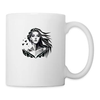 Design "Fractured Grace" - Tasse - Weiß - Rechts