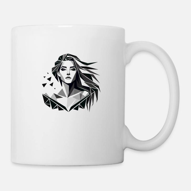 Design « Fractured Grace » - Mug blanc - blanc