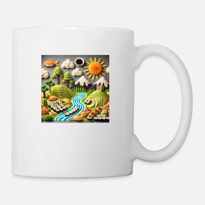 Sushi - Mug blanc - blanc