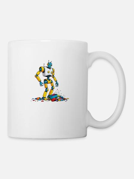 When AI Tries to Clean Up - Mug - white