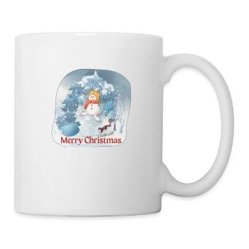 Snowman Merry Christmas - Mug - white - Right