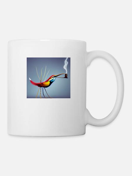 Autiactis Art - Coffee Bird - Mug - white