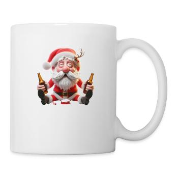 Père Noël ivre 1 - Mug blanc - blanc - Droite