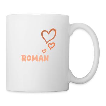 Roman als Vorname - Tasse - Weiß - Rechts
