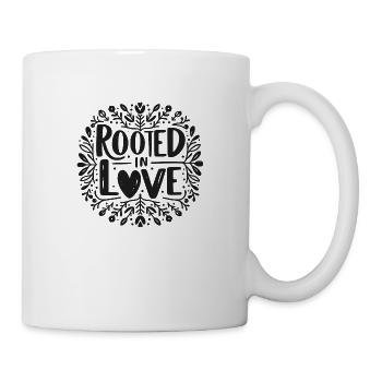 Verwurzelt in der Liebe - Tasse - Weiß - Rechts