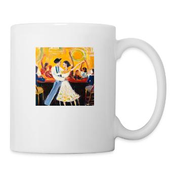 Tanzen, tanzen! - Tasse - Weiß - Rechts