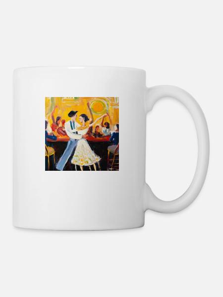 Tanzen, tanzen! - Tasse - Weiß