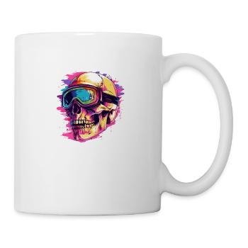 Ski Skull Ski Goggles - Mug - white - Right